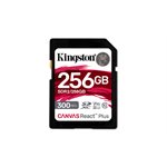 Kingston 256GB Canvas React Plus SDXC UHSII 300R/260W U3/V90/4K/8K (CAN Retail)740617326949