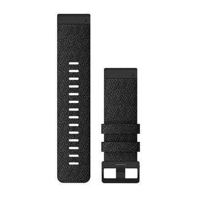 Garmin - Bracelet de montre QuickFit 26 - Nylon noir chiné