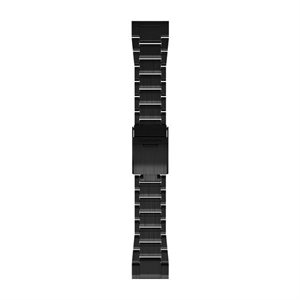 Garmin - QuickFit 26 Watch Bands - Carbon Gray DLC Titanium