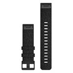 Garmin QuickFit 22 Watch Bands Heathered Black Nylon