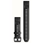 Garmin QuickFit 20 Watch Bands Black Silicone (Large)