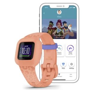 Garmin vivofit jr. 3 Peach Leopard