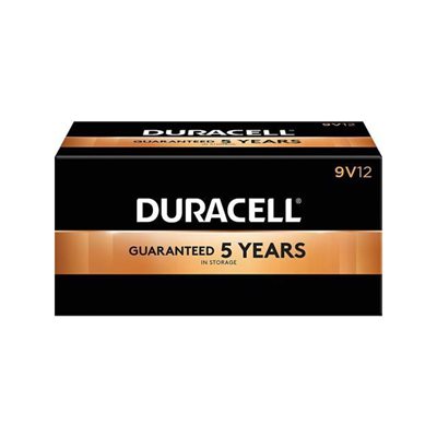 DURACELL COPPERTOP 9V (Bulk) Alkaline Battery PACK OF 12