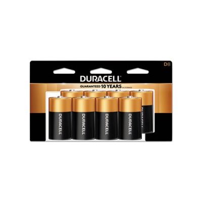 DURACELL COPPERTOP D Alkaline Battery PACK OF 8