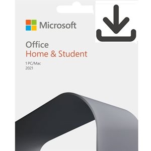 Microsoft Office - Famille & Étudiant  - 2021 - Clé (téléchargement)