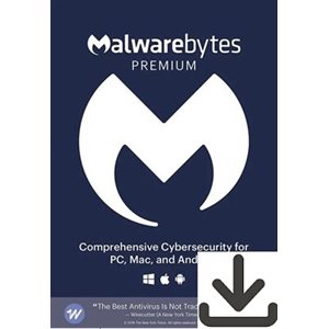 Malwarebytes - Premium License - 1A/3U - Clé (téléchargement)