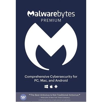 Malwarebytes - Premium License - 1A/1U - Pochette