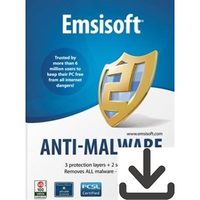 Emsisoft - Anti-Malware - 1Y/3U - Key (download)