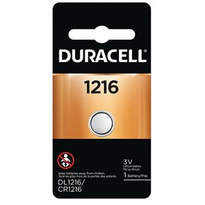 DURACELL CR1216 Lithium Battery PACK OF 1