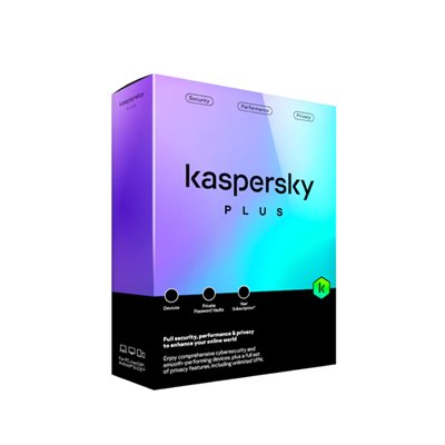 Kaspersky Plus w/VPN - 1Y/3U - Key (download)