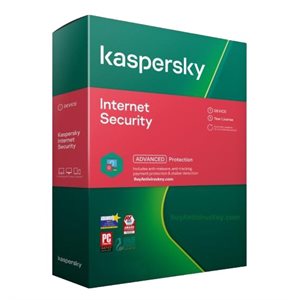 Kaspersky - Internet Security - 1A/3U - Pochette