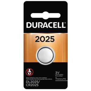 DURACELL CR2025 Lithium Battery PACK OF 1