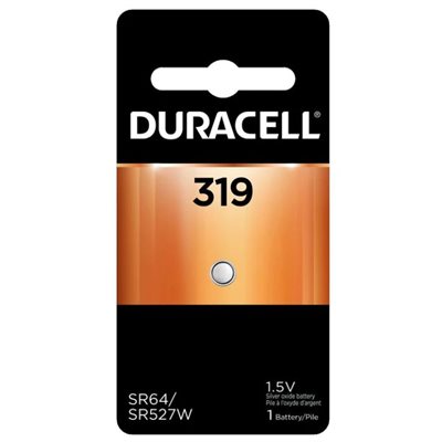 DURACELL 319 Silver Oxide Battery PACK OF 1