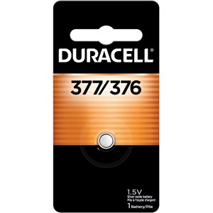 DURACELL 376/377 SR66 Silver Oxide Battery PACK OF 1
