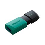 Kingston 256GB USB 3.2 Gen 1 DataTraveler Exodia M Retractable (Black + Teal) - CAN Retail