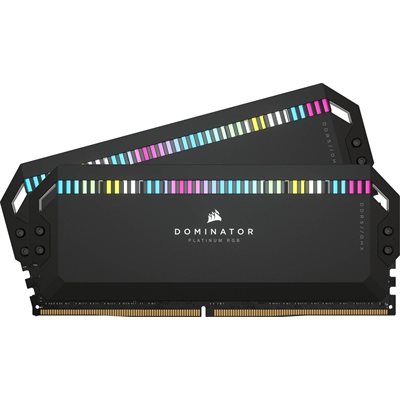 CORSAIR DOMINATOR PLATINUM RGB DDR5 32GB (2x16GB) DDR5 6200 (PC5-49600) C36 1.25V - Black