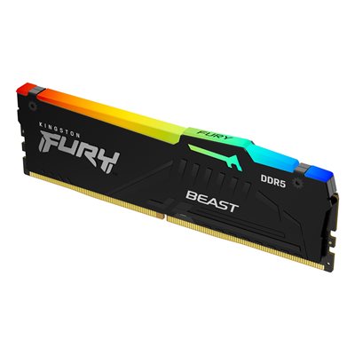 Kingston 8GB 4800MT/s DDR5 CL38 DIMM FURY Beast Black RGB