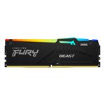 Kingston 16GB 4800MT/s DDR5 CL38 DIMM FURY Beast Black RGB