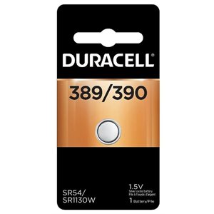 DURACELL 389/390 SR54 Silver Oxide Battery PACK OF 1