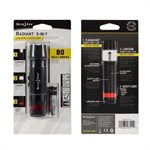 NITE IZE Radiant 3-in-1 Mini Flashlight - Black