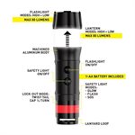 NITE IZE Radiant 3-in-1 Mini Flashlight - Black