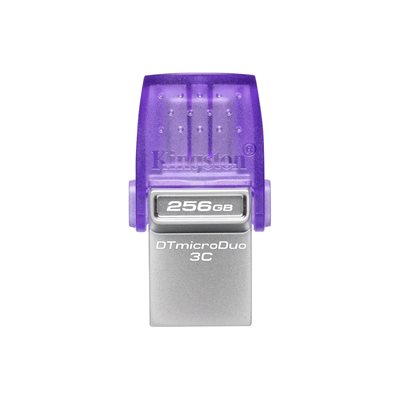 KINGSTON 256GB DataTraveler microDuo 3C 200MB/s dual USB-A + USB-C (CAN Retail)