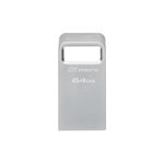 KINGSTON 64GB DataTraveler Micro 200MB/s Metal USB 3.2 Gen 1 (Canada Retail)