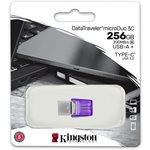 KINGSTON 256GB DataTraveler microDuo 3C 200MB/s dual USB-A + USB-C