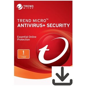 Trend Micro - Antivirus - 1A/1U - Clé (téléchargement)