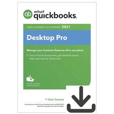 Quickbooks - Desktop Pro 2021 - Clé (téléchargement)