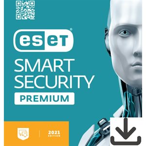 Eset -  Smart Security Premium - 1A/1U - Clé (téléchargement)