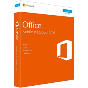 Microsoft Office Famille & Etudiant 2016 PKC