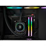 CORSAIR VENGEANCE RGB DDR5 32GB (2x16GB) DDR5 6200 (PC5-49600) C36 1.3V Desktop Memory - Black