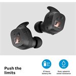 Sennheiser - Écouteurs intra-auriculaires sans fil Sport True - Noir