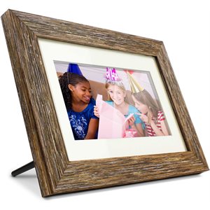 ALURATEK 7" Distressed Wood Digital Photo Frame with Auto Slideshow Feature (800 x 600 res)