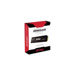 KINGSTON 500G FURY Renegade PCIe 4.0 NVMe M.2 2280 SSD with Heatsink