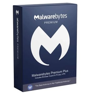 Malwarebytes Premium Plus 2U-1Y Includes Browser Guard & Privacy VPN PC/MAC/Android/iOS ESD