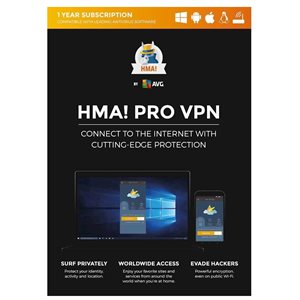AVG - HMA Pro VPN - 1A - Clé (téléchargement)