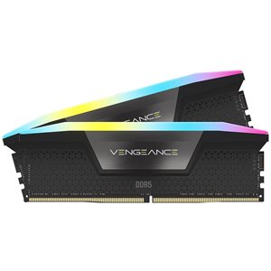 CORSAIR VENGEANCE RGB DDR5 32GB (2x16GB) DDR5 6000 (PC5-48000) C30 1.4V AMD EXPO Memory Kit