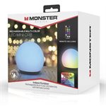 Monster - ORB de lumière LED mini-couleur rechargeable - 6 pieds