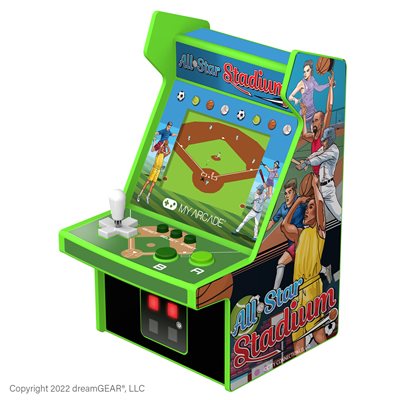 My Arcade Collectible Retro 6.75" - All-Star Stadium - Micro Player (307 games in 1)