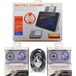 My Arcade - Retro Champ - Console de jeu portable Premium Bundle - Compatible avec les jeux Nintendo NES et Famicom