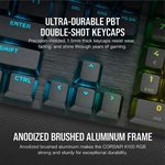 Corsair - K100 RGB Optical - Mechanical Gaming Keyboard - Corsair OPX RGB Optical