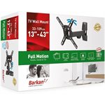 Barkan Full Motion 13-43 inch TV Wall Mount