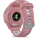 Garmin Forerunner 265S, Black Bezel with Light Pink Case and Light Pink/Whitestone Silicone Band