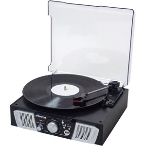 VICTOR Lakeshore 5-in-1 Turntable System Black