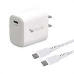 Emerge - Helix - Chargeur mural 20W PD USB-C avec câble USB-C vers Lightning