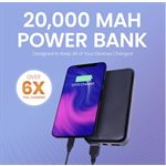 Emerge - Helix - Batterie externe 20,000 mAh avec port USB-C et USB-A