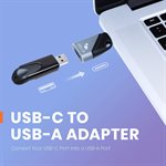 Emerge Helix USB-C to USB-A Travel Adapter