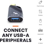 Emerge Helix USB-C to USB-A Travel Adapter